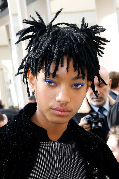 Haute Couture, Back To School Hairstyles Short, Septum Barbell, Middle School Hairstyles, Boy Haircuts Long, Hair Evolution, Willow Smith, Space Buns, American Hairstyles