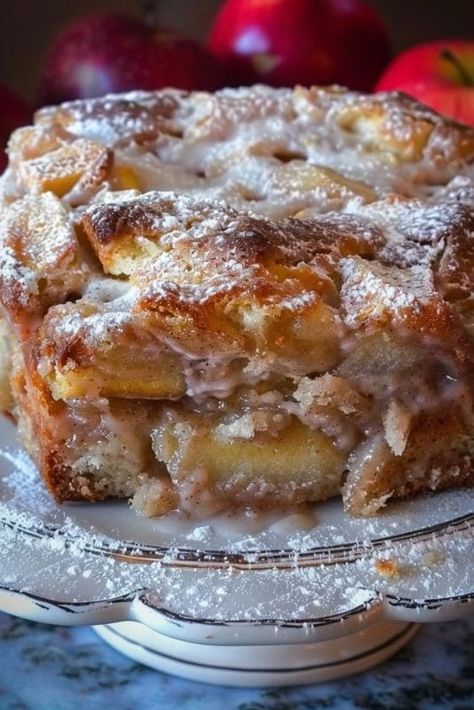 Apple Fritters Cake Recipe, Apple Fritter Cake, Orange Fluff, Leftover Apples, Cool Autumn, Apple Fritter, Apple Dessert Recipes, Peanut Butter Balls, Apple Fritters