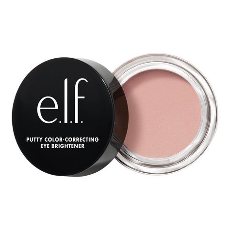 Give your under eyes a pick-me-up with e.l.f. Cosmetics’ Putty Color-Correcting Eye Brightener. This medium-coverage, under-eye brightening color-corrector contains illuminating pearls to help brighten eyes and color-correcting peach hues for hydrated, smooth, and lit-up skin. Plus, the formula is infused with squalane and hyaluronic acid. Pair with your concealer to get the ultimate bright-eyed and refreshed look. Why you’ll love it: • Features color-correcting peach hues to reduce the appearan Color Corrector For Dark Circles, Pink Color Corrector, Corrector For Dark Circles, Aging Hair Color, Under Eye Brightening, Brighten Eyes, Best Under Eye Concealer, Brightening Concealer, Makeup Tips For Older Women