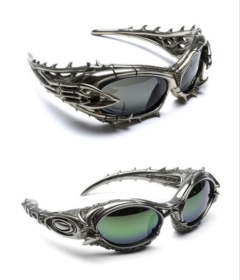 Cyberpunk Glasses, Grace Jones, Fashion Eye Glasses, Stylish Glasses, Dope Jewelry, Futuristic Fashion, Estilo Punk, Dream Jewelry, Mode Inspiration