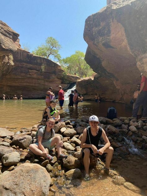 Mill Creek Trail - Utah | AllTrails Small Waterfalls, Swimming Hole, Moab Utah, Mill Creek, Small Waterfall, Swimming Holes, The Trail, Buses, The Road