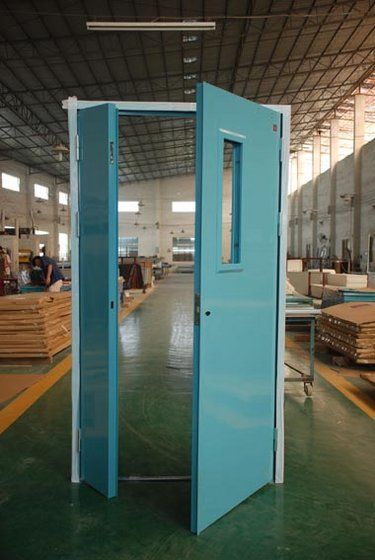 Steel Door Detail, Concealed Door, Counter Ideas, Aluminum Doors, Fire Door, Hospital Interior, Door Closer, Reception Counter, Door Detail