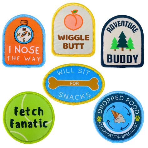 PRICES MAY VARY. Playful and Quirky Designs: Our Funny Dog Patches feature playful and quirky designs that capture the lovable and humorous nature of our canine companions. From witty dog sayings to charming illustrations, each patch is crafted to bring a smile to your face and showcase your love for dogs with a dash of humor. Durable Embroidery for Longevity: Crafted with precision and care, these patches boast durable embroidery that ensures longevity and resilience. Attach them to your jacket Funny Dog Tag Sayings, Funny Dog Sayings, Dog Graphic Design, Pet Embroidery, Service Dog Patches, Dog Sayings, Sticker Inspo, Dog Cafe, Dog Patch