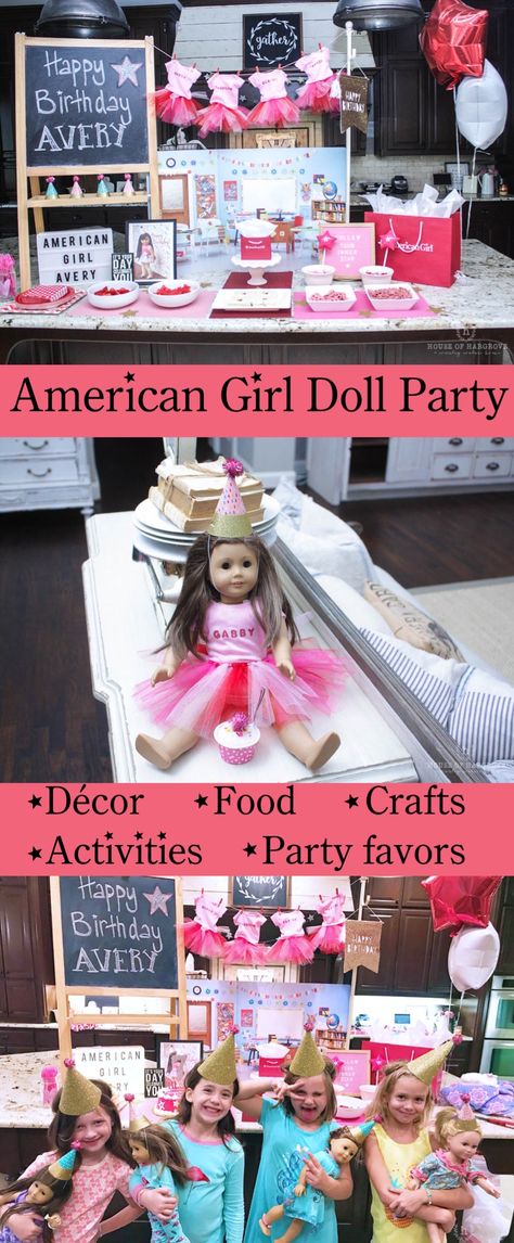 American Girl Doll Hair Care, American Girl Doll Party, Doll Tea Party, American Girl Birthday Party, Doll Hairstyles, American Girl Doll Room, American Girl Birthday, American Girl Parties, American Girl Doll Food