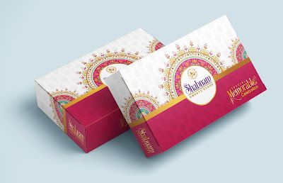 World of Sweet Box packaging designs and devotion for packaging concept: Premium Sweet Box Design Vector Template Sweet Box Packing Ideas, Sweet Box Design Indian, Indian Sweets Box, Diwali Boxes, Sweet Box Packaging Design, Sweet Box Packaging, Sweet Packaging Design, Packing Box Design, Diwali Gift Box