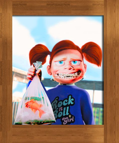 Finding Nemo - Darla - halloween costume Darla From Finding Nemo, Halloween Costumes Redhead, Darla Finding Nemo, Classic Disney Movies, Library Inspiration, Halloween 2013, Disney Halloween Costumes, Cartoon Books, Disney Images