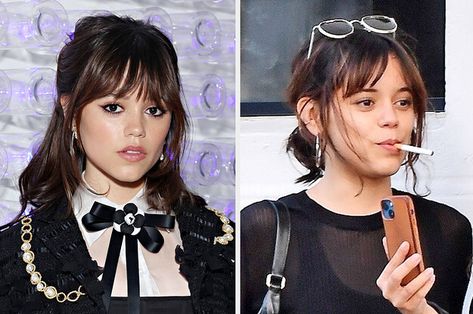 Jenna Ortega Haircut, Jenna Ortega Fashion, Jenna Ortega Hair, Jenna Ortega Instagram, Dakota Johnson Aesthetic, Jenn Ortega, Jenna Ortega Style, Jenna Ortega Aesthetic, Shannyn Sossamon