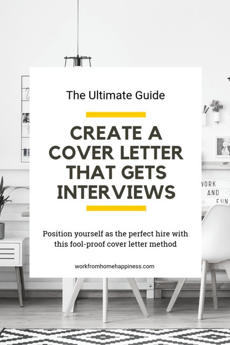 Work From Home Cover Letter: The Foolproof Template That Gets Results Writing Resume, Resume Ideas, Interview Techniques, Job Interview Preparation, Cover Letter Tips, Job Skills, Job Tips, Fashion Career, Job Advice