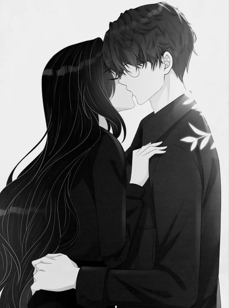 Image Couple Amoureux, Fesyen Rambut, Anime Cupples, Couple Kissing, Manga Couple, Best Anime Couples, Romantic Anime Couples, Cute Couple Drawings, Romantic Manga