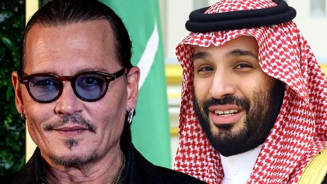 Johnny Depp Has 'Bromance' with Saudi Arabia's Prince Mohammed bin Salman Salman Of Saudi Arabia, Mohamed Bin Salman, Saudi Arabia Prince, Prince Mohammed Bin Salman, Mohammed Bin Salman, Bin Salman, Prince Mohammed, Odd Couples, Ties That Bind