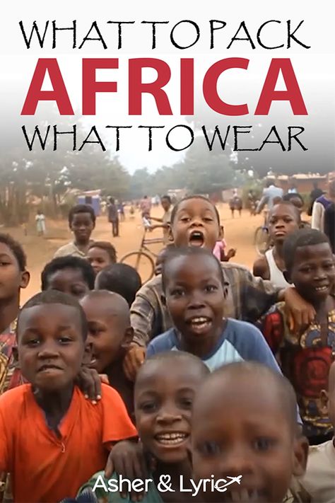 Any Westerners see Africa as some exotic, faraway land – one that’s so different that it’s hard to comprehend. Fortunately, more and more people are visiting Africa and getting to see for themselves what it’s really like. You may still find yourself wondering how best to prepare for your trip. To help you out, I’ve put together this packing list which includes a section on what to wear in Africa, what NOT to bring, seasonal information, and FAQs. Clothes For Africa Trip, Outfits To Wear In Africa, What To Wear In Kenya, What To Wear In Africa, What To Wear In Ghana, Outfits For Africa Trip, Africa Mission Trip Outfits, Africa Trip Outfits, Mission Trip Outfits Summer