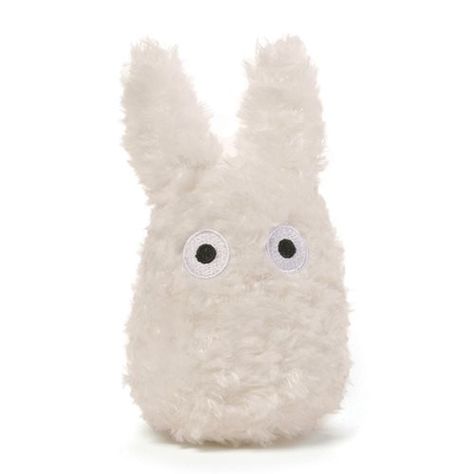 My Neighbor Totoro White Totoro 4 1/2-Inch Plush Studio Ghibli Plush, Totoro Toy, Totoro Backpack, White Totoro, Small Bean Bags, Totoro Plush, Kawaii Plushies, My Neighbor Totoro, Japanese Animation