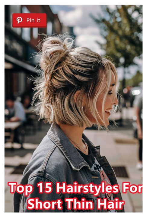 Cute Casual Updos For Short Hair, Day Two Hairstyles Short Hair, Cute And Easy School Hairstyles For Short Hair, Short Work Hairstyle Women, Short Hair In Bun, Casual Work Hairstyles Easy Updo, Short Hairstyle Women Easy Style, Short Nurse Hair, Easy Work Hairstyles For Short Hair