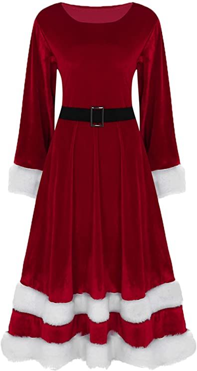 Mrs Santa Claus Costume, Mrs Claus Outfit, Girls Santa Dress, Mrs Claus Dress, Christmas Dress Outfit, Mrs Santa Claus, Ladies Fancy Dress, Christmas Fancy Dress, Santa Claus Costume