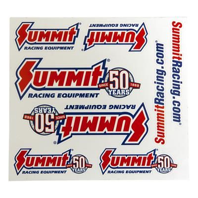 Find Summit Racing® 50th Anniversary Decals and get Free Shipping on Orders Over $99 at Summit Racing! What's the quickest way to give to show off 50 years of high performance? A Summit® 50th Anniversary decal. The Racing Decals, Mad Ads, Paper Car, Logo Design Collection, Summit Racing, Pin Logo, Racing Car, Arizona Logo, Custom Decals