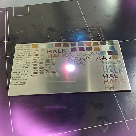 Mopa Laser Marking Color on Metal Steel - Projects - Marking Samples - Linxuan Laser Fiber Laser Engraving Ideas, Steel Projects, Engraving Ideas, Machining Projects, Laser Marking, Color Jewelry, Metal Engraving, Animal Ears, Steel Plate