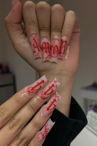 Ballerina Acrylic Nails, Boujee Nails, Quinceanera Nails, Drip Nails, Nails Design With Rhinestones, Colored Acrylic Nails, Dope Nail Designs, Glow Nails, Exotic Nails