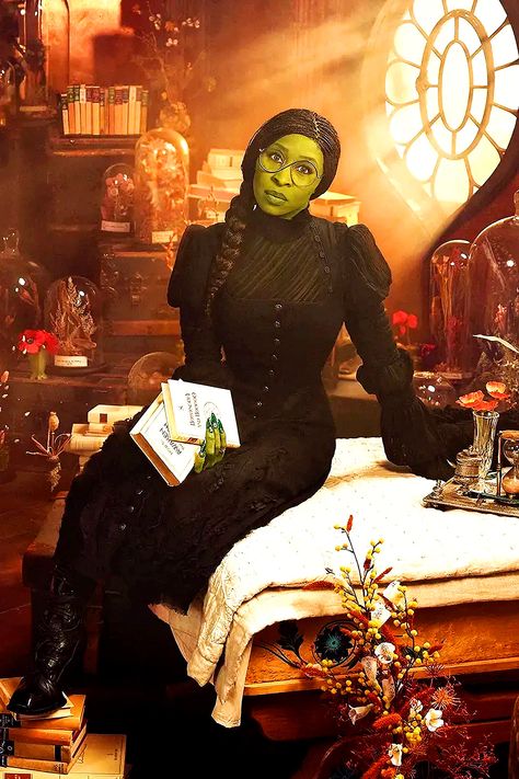 Cynthia Erivo as Elphaba in Wicked | Vanity Fair | March 21, 2024 | 📷 Sophy Holland Wicked Elphaba Costume, Cynthia Erivo Elphaba, Wicked Cynthia Erivo, Wicked Movie Elphaba, Elphaba Cynthia Erivo, Elphaba Wicked Movie, Wicked Movie 2024, Cynthia Erivo Wicked, Fictional Witches