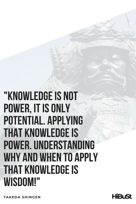 "Knowledge is not power, it is only potential. Applying that knowledge is power. Understanding why and when to apply that knowledge is wisdom!" #quotes #history #strategy #leader Information Is Power Quotes, Gaining Knowledge Quotes, Information Is Not Knowledge, Half Knowledge Is Dangerous Quotes, Knowing Your Power Quotes, Knowledge Power Quotes, Educate Yourself Quotes Knowledge, Amazing Leader Quotes, Information Is Power