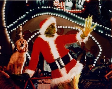 Christmas, The Grinch, Grinch, Christmas Lights, Santa Claus