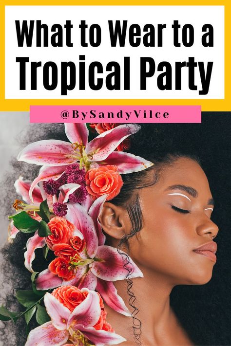 What to wear to a tropical party Bouquet Photo, Flower Photoshoot, Creative Photoshoot Ideas, Hair Cleanse, Photoshoot Concept, Tropical Party, Fashion Portrait, Birthday Photoshoot, Fotografi Potret