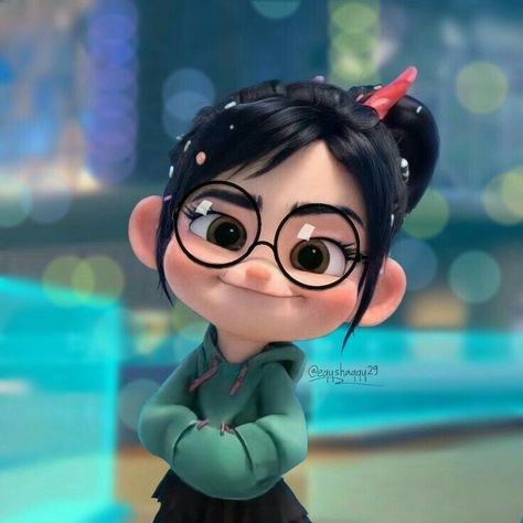 Vanellope Von Schweetz, Wreck It Ralph, Cartoon Character, Disney, Green