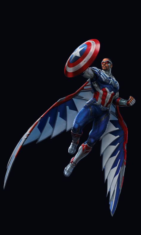 Falcon Art Marvel, Captain America Falcon, Falcon Captain America, Falcon Marvel Comics, Sam Wilson Captain America, Captain America Comic Art, Falcon Marvel, Superhero Comics Art, Avengers Poster