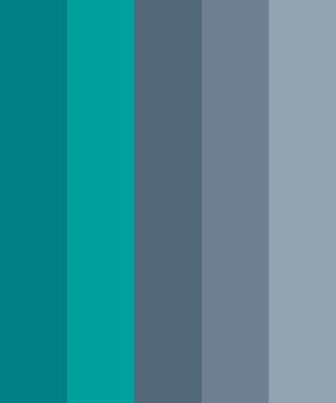 Emerald Turquoise Colour, Grey And Teal Color Palette, Teal And Gray Color Palette, Teal And Grey Bedroom, Grey Pallet, Gray Pallet, Boys Bedroom Colors, Teal And Magenta, Aqua Color Palette