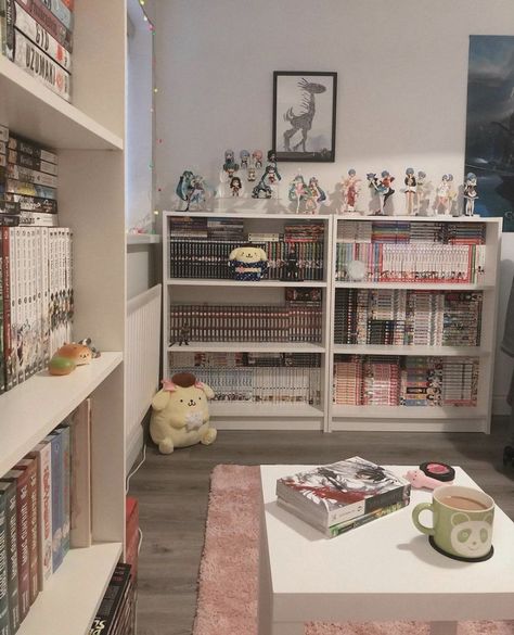 Otaku Room, Japanese Room, Study Room Decor, Cute Room Ideas, Gamer Room, Aesthetic Rooms, Pretty Room, Kawaii Room, Dream Room Inspiration