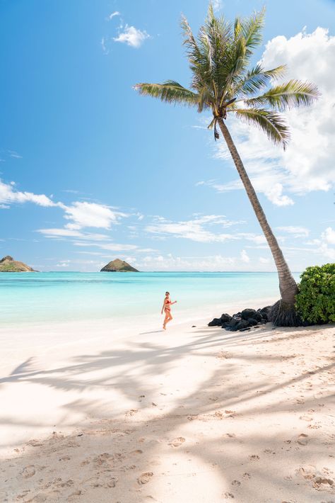 The #1 best Oahu Instagram Spot belongs to Lanikai Beach.  This travel guide will allow you to uncover all the best Instagram spots in Oahu, Hawaii.  From pristine tropical beaches to mountains, aqua waters, turtles, whales, lava rock and more... Lanikai Beach Photography, Waikiki Beach Photography, Kailua Beach Oahu, Sunset Beach Oahu, Hawaii Beach Photos, Kailua Oahu, Trip Fits, Kailua Hawaii, Hawaii Itinerary