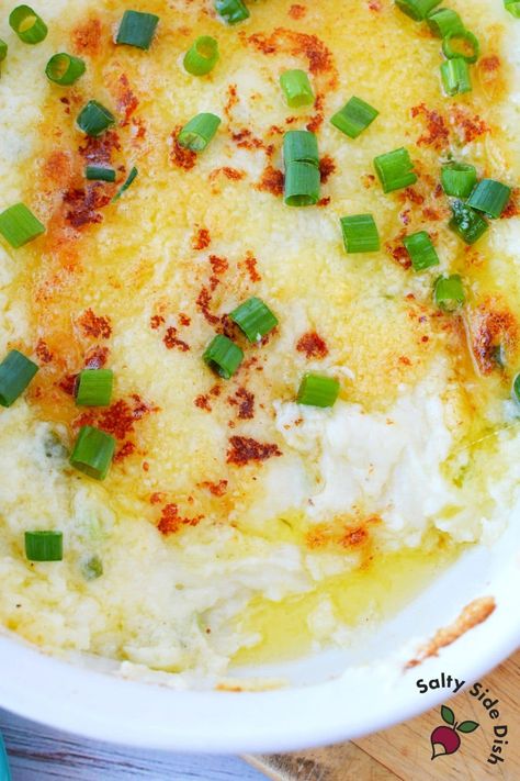 Fouchy Potatoes, TikTok's Most Indulgent Potato Recipe | Easy Side Dish Recipes Idahoan Potatoes Recipes, Idahoan Mashed Potatoes, Salty Side Dish, Party Potatoes, Easy Side Dishes, Potato Side Dish, Xmas 2022, Easy Potato Recipes, Potato Recipes Side Dishes