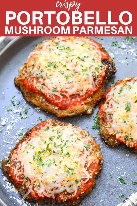 Meals With Portabella Mushrooms, Baked Portobello Mushroom Recipes, Breaded Portabella Mushrooms, Portabella Mushroom Dinner Recipes, Portabella Mushroom Parmesan, Portobello Steak Recipes, Recipes For Portabella Mushrooms, Baked Portobello Mushroom, Roasted Portabella Mushroom Recipes