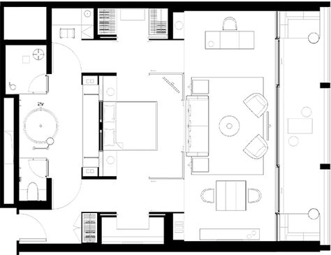 Deluxe Suite Hotel Room Plan, Luxury Hotel Room Bedroom Suites Plan, Resort Suite Room Plan, Luxury Hotel Suites Bedrooms, Resort Spa Plan Layout, Luxury Bedroom Layout Plan, Guest Room Suite, Suite Hotel Room Luxury Plan, Luxury Hotel Suite Room Plan