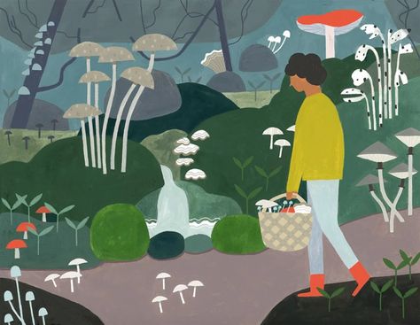 Why Travel Can Be a Turning Point After Losing a Partner - Condé Nast Traveler Mushroom Foraging, Portsmouth New Hampshire, Wood Illustration, Community Show, Lifestyle Illustration, Keeping A Journal, Turning Point, Conde Nast Traveler, Travel Alone