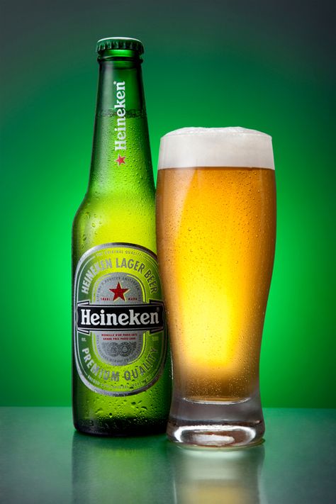 Heineken Beer, Beer, Glass, Green, Photography