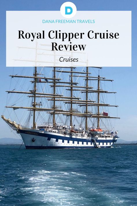 The Royal Clipper is no ordinary cruise ship. With five masts and 42 sails, she is the world’s largest fully-rigged sailing ship. Guests who usually sail on larger cruise ships should know they will not find the same amenities onboard the Royal Clipper. This guide explains all you need to know before you sail #cruise #cruising #royalclipper #starclippers #sailboat Sailing Cruises, Cruise Planning, Tall Ship, Sailing Vessel, Celebrity Cruises, Princess Cruises, Wine Travel, Best Cruise, Cruise Outfits