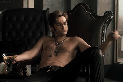 tennant-leather-pants-fright-night_e7814ad3c252e2ecc5bfbf14fd808638.gif… Fright Night 2011, Ross Friends, Peter Vincent, Michael Sheen, Fright Night, Captain Jack, British Actors, Dr Who, Doctor Who