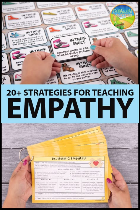 Social Skills Interventions, Activities For Empathy, Fun Social Skills Games, Empathy Group Activities, Empathy Lessons Middle School, Teaching Empathy To Middle Schoolers, How To Teach Empathy To Kids, Empathy Activities For Middle School, Teaching Empathy To Kids