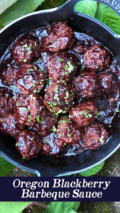 Recipes For Blackberries, Blackberry Chicken Recipes, Raspberry Recipes Savory, Blackberry Meatballs, Recipes Using Blackberry Jam, Things To Do With Blackberries, Savory Berry Recipes, Blackberry Dinner Recipes, Blackberry Recipes Dinner