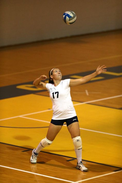 Volleyball Serve Pose, Serving In Volleyball, Volleyball Action Shots, Serving Volleyball, Volleyball Setting, Serve Volleyball, Volleyball Sayings, Volleyball Serve, Volleyball Aesthetic