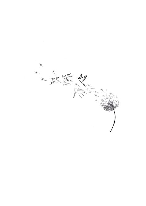 Dandi Lion Tattoo, Dandelion Spine Tattoo, Dandoline Wishes Tattoo, Dandilines Flower Tattoo, Blowing Dandelion Tattoo, Just Breathe Tattoo, Dandelion Tattoo Design, New Beginning Tattoo, Delicate Tattoos For Women