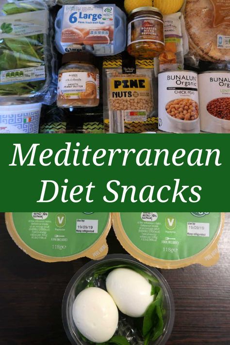 Mediterranean Snack Ideas – the best delicious foods for easy snacks that you can include in a Mediterranean Diet. With a video talking you through some of the snacks I keep to hand. Meditterean Snacks, Snacks On Mediterranean Diet, Mediterranean Snacks Ideas On The Go, Mediterranean Shopping List For Beginners, Snacks For Mediterranean Diet, Mediterranean Diet Snack Recipes, Easy Mediterranean Diet Snacks, Costco Mediterranean Diet, Mediterranean Snack Recipes