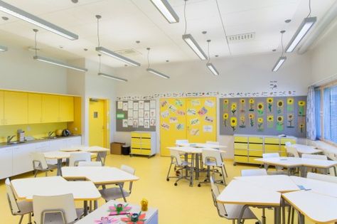 Niemenranta Elementary School / ALT Architects + Architecture Office Karsikas | ArchDaily Classroom Architecture, Classroom Interior, Bibliotheque Design, Modern Classroom, Kindergarten Design, Elementary School Classroom, School Interior, Santiago Calatrava, Education Design