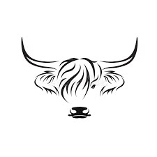 Highland Cow Stock Illustrations – 206 Highland Cow Stock Illustrations, Vectors & Clipart - Dreamstime Cow Drawing Easy, Highland Cow Tattoo, Scottish Symbols, Symbols Tattoo, Highland Cow Painting, Cow Logo, Cow Tattoo, Scottish Cow, Cow Illustration