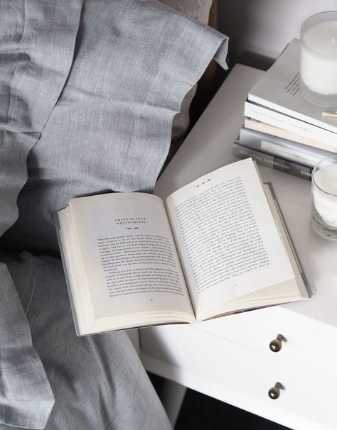 Soft grey bed linen and moments spent at home. Making your bedroom a sanctuary this autumn with The White Company Grey Bed Linen, Grey Bed, Home Making, White Company, The White Company, Bed Linen, The White, At Home, Bedroom