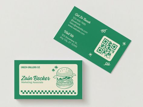 Retro professional design with logo and contact information business calling card digital template design.  Double sided, front and back.  Use this fully editable premade digital design and create your own Business Card with this template! Just insert your own information. This is a digital download file to be edited and used with programs such as Canva, Cricut, Silhouette Studio, Adobe etc. You will receive Instant Download template. You will also receive a link taking you directly to the edita