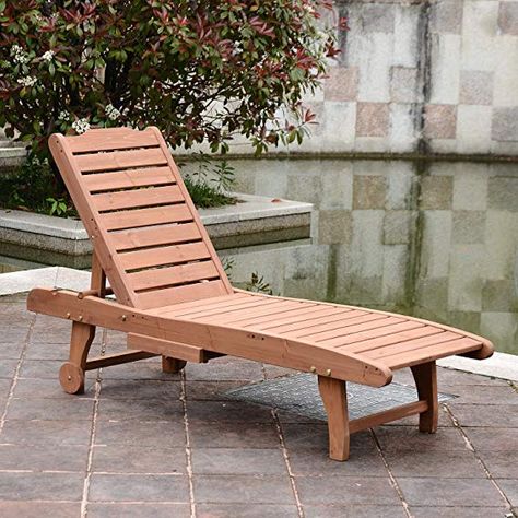 Kursi Outdoor, Lounge Patio, Wooden Lounge Chair, Teak Chaise Lounge, Double Chaise Lounge, Pool Lounge Chairs, Pool Life, Patio Pool, Pool Chairs