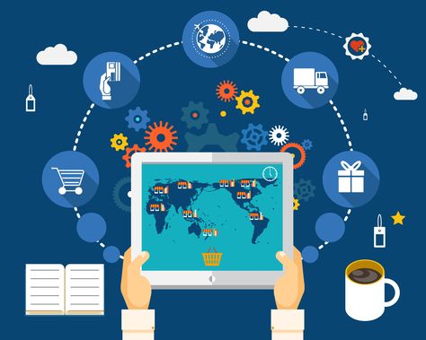 A supply chain is a network of entities and people that work directly and indirectly to move a good or service from production to the final consumer. Logistics Management, Supply Chain Management, Crypto Currencies, Blockchain Technology, Supply Chain, Digital Business, Goods And Services, Software Development, Blockchain