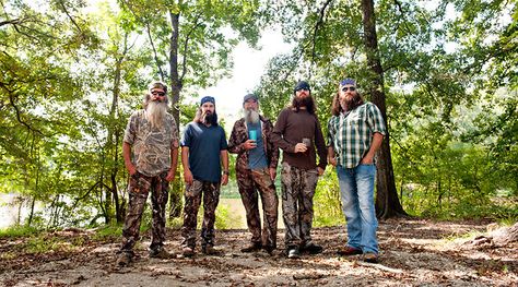 The Robertsons, stars of “Duck Dynasty,” include, from left: Phil, Jep, Si, Jase and Willie in West Monroe, La. Duck Dynasty Family, Robertson Family, Duck Commander, Godly Men, Quack Quack, Duck Calls, Country Music Videos, Long Beards, Duck Dynasty