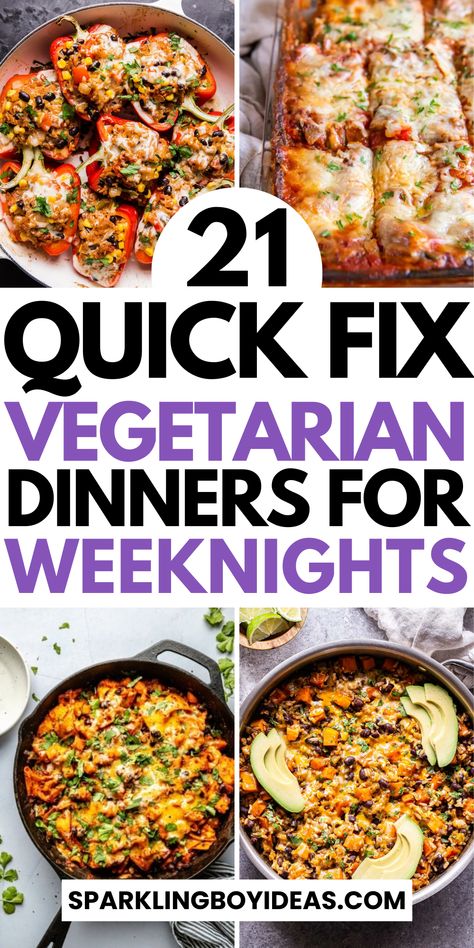 Explore our vegetarian dinner recipes, perfect for quick weeknight meals and satisfying comfort food. Discover easy healthy vegetarian meals that the whole family will love. From one-pot vegetarian recipes to high-protein vegetarian dinners, we've got you covered. Dive into our budget-friendly plant-based meals, including delicious vegetarian pasta recipes, vegetarian casseroles, vegetarian crockpot recipes, and lentil recipes for creative dinner ideas. So try these family-friendly dinner ideas. Essen, Pasta Recipes Vegetarian, Healthy Vegetarian Meals, Vegetarian Casseroles, Vegetarian Diet Recipes, Easy Vegetarian Dinner Recipes, Creative Dinner, Vegetarian Dinner Recipes, One Pot Vegetarian